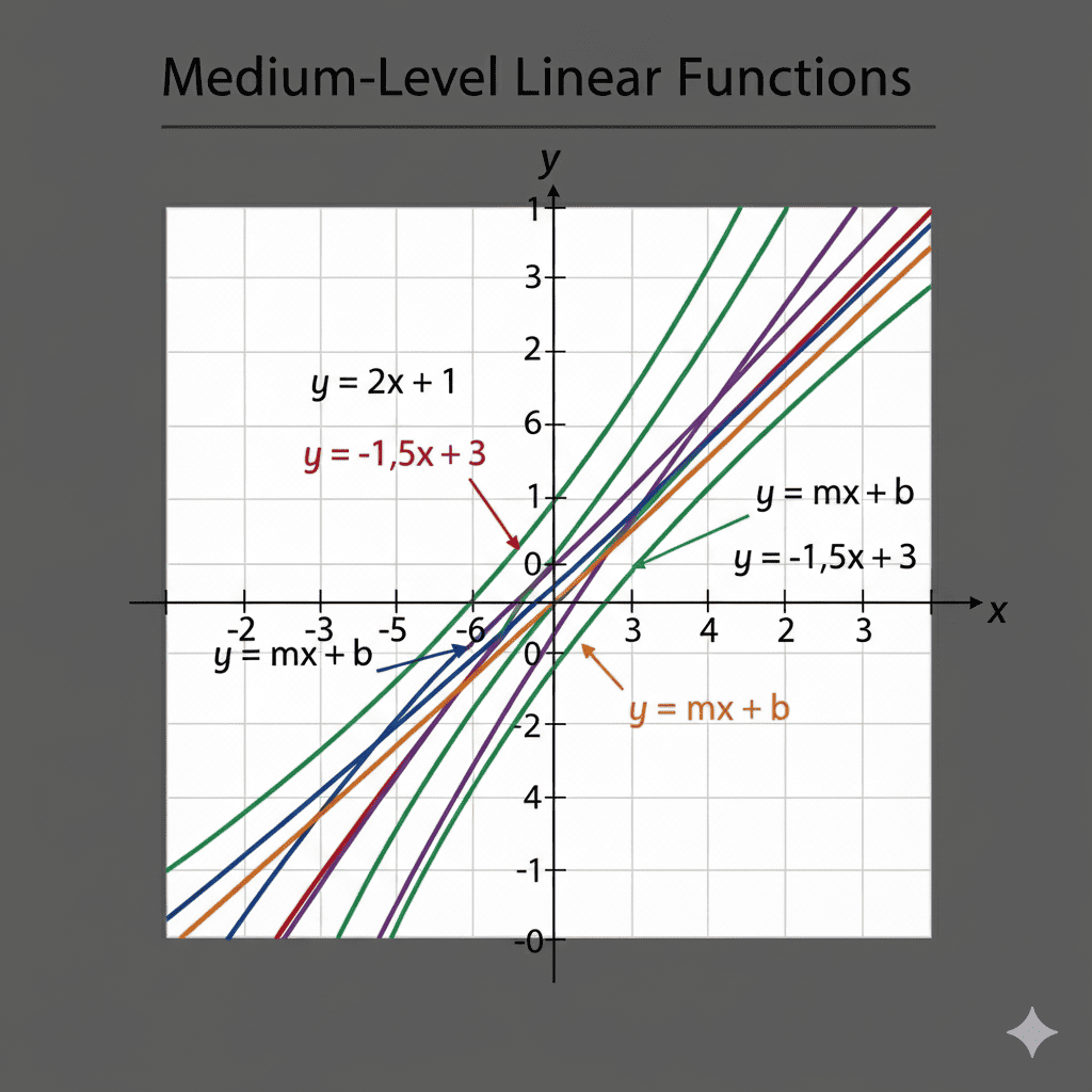 Linear Functions – Medium Strategies & Practice